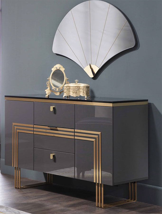 Carlino Dresser and Mirror