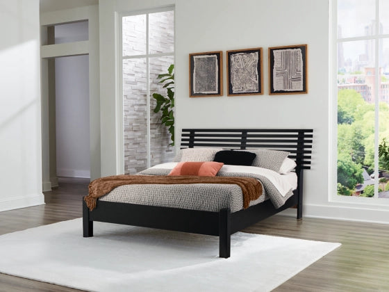 Danziar Slat Panel Bed With Low Footboard