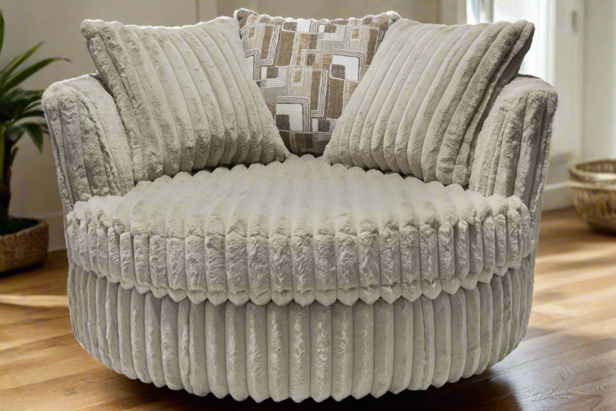 Galactic Parchment Swivel Chair