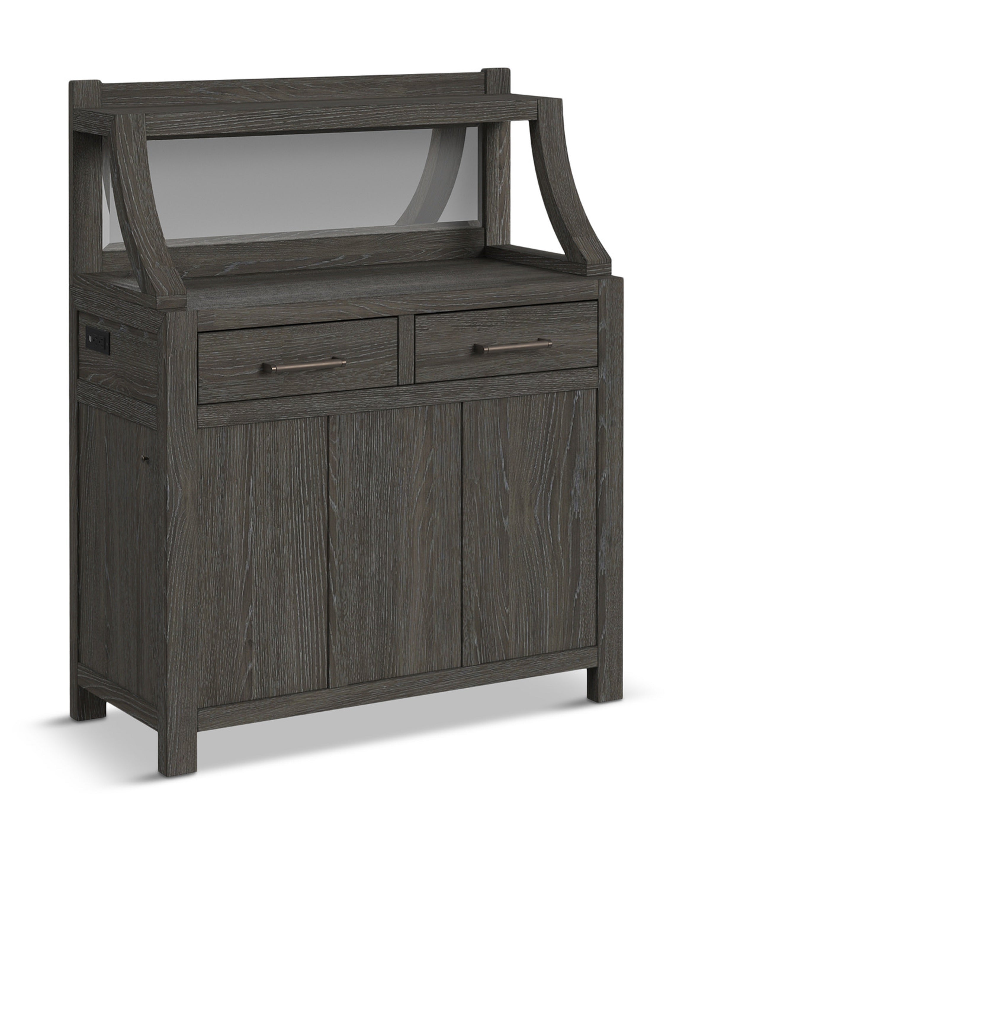 Flex Server and Hutch with Mirror