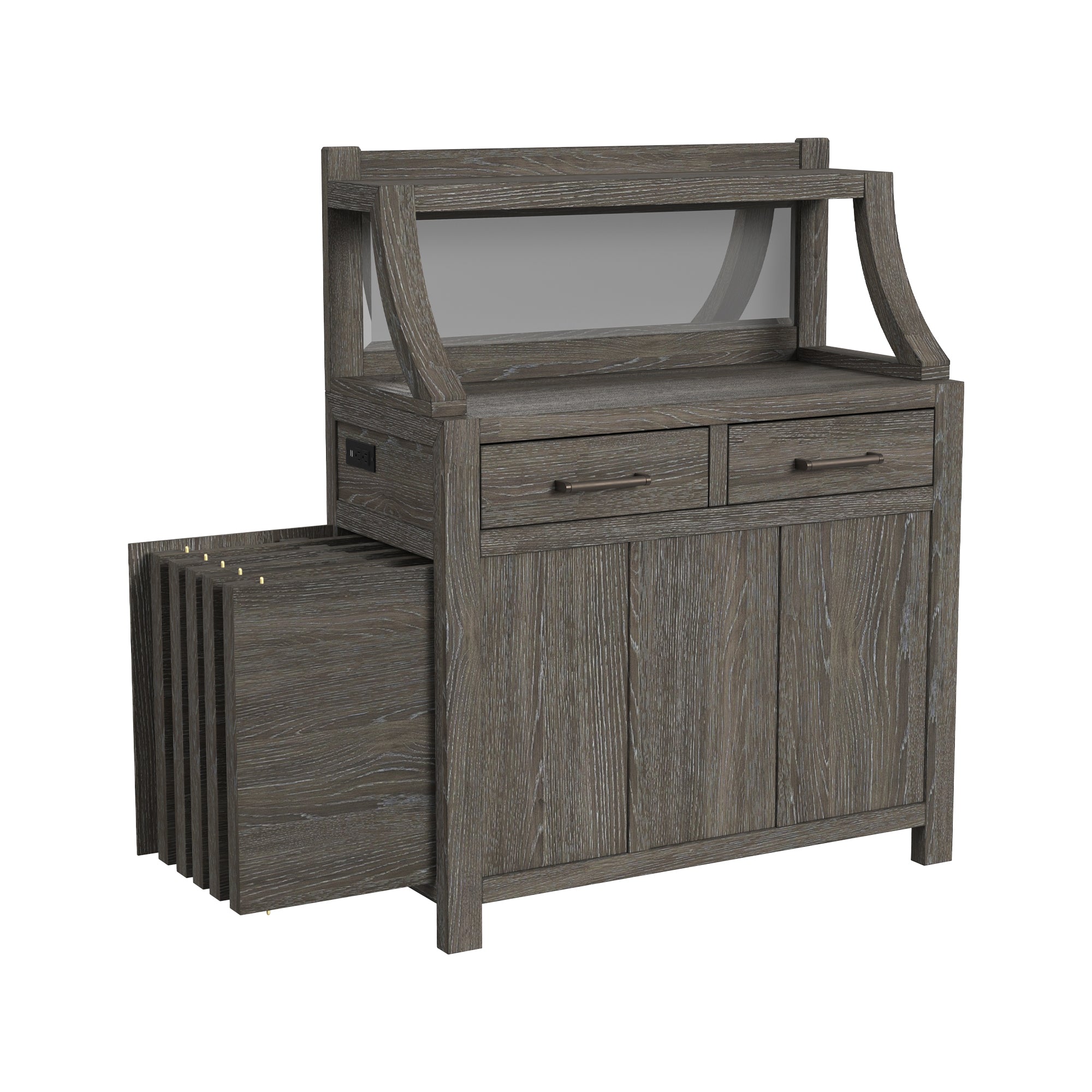 Flex Server and Hutch with Mirror