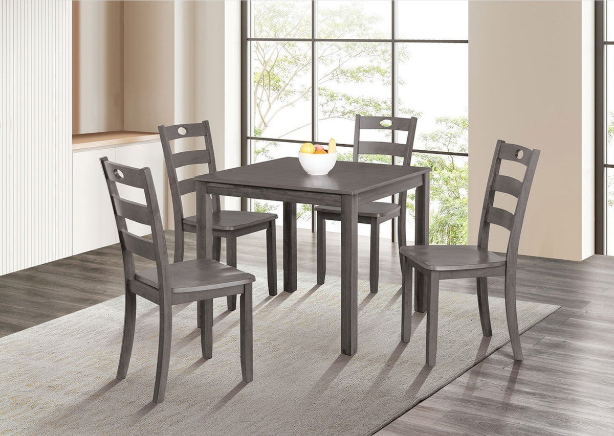 Lubbock Rectangular Dining Table and 4 Side Chairs