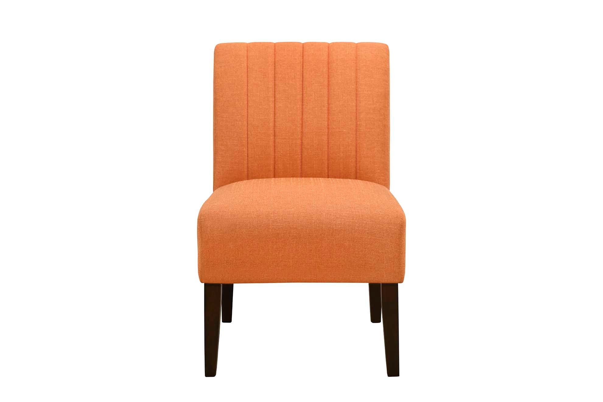 Arabella Set of 2 Orange Accent Chairs