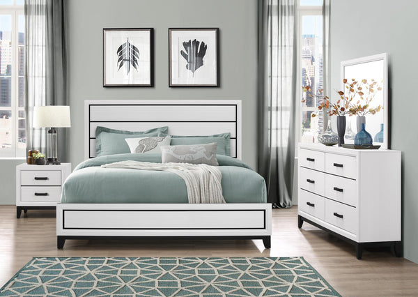 KATE - QUEEN BED - WHITE