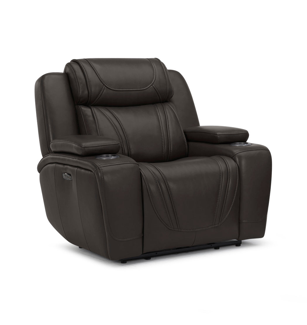 Boston Charcoal Zero Gravity Power Recliner