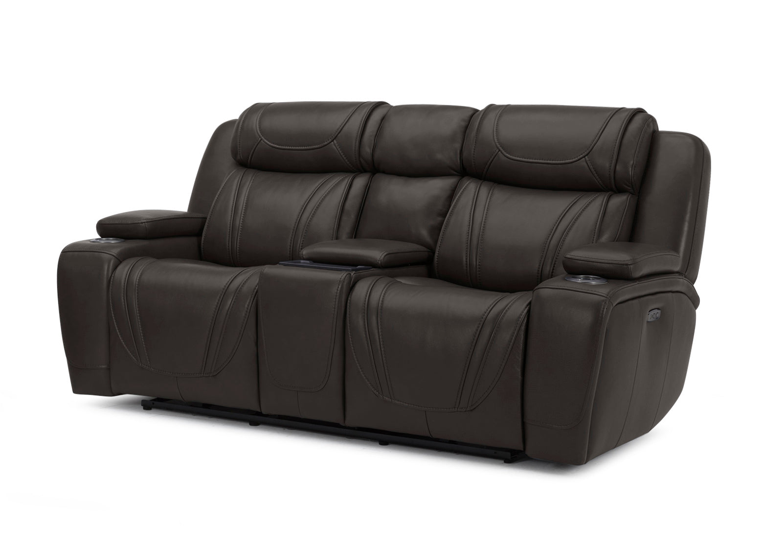 Boston Charcoal Zero Gravity Power Reclining Loveseat