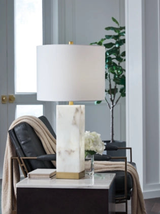 Linderfield Alabaster Table Lamp