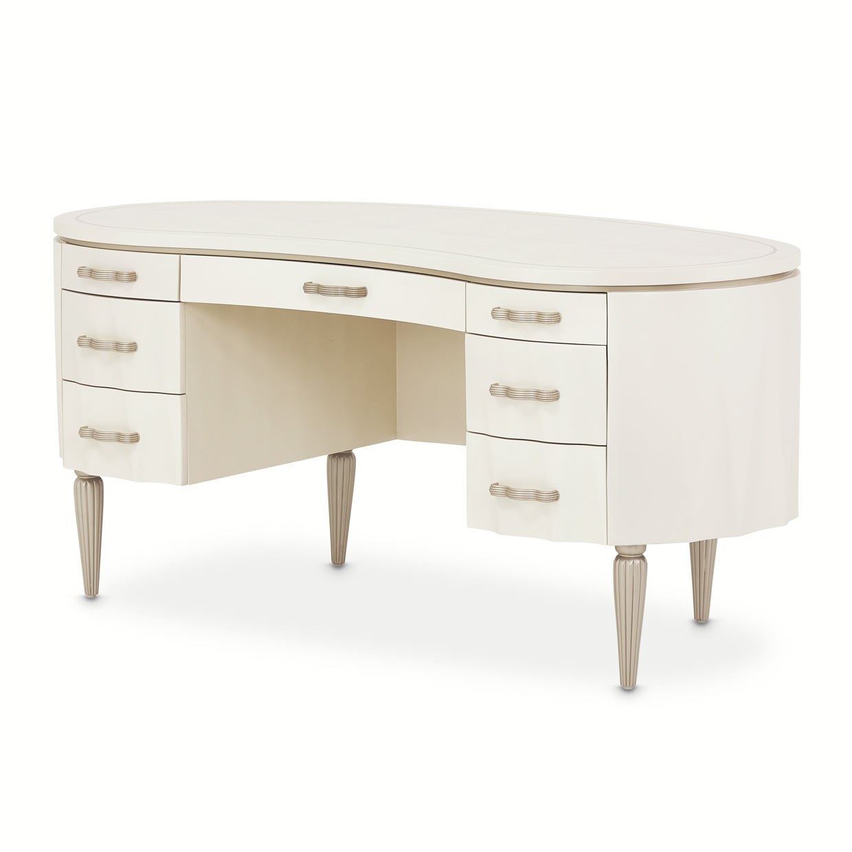London Place Creamy Pearl Desk