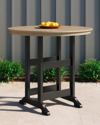 Fairen Trail Round Bar Table with Umbrella Option