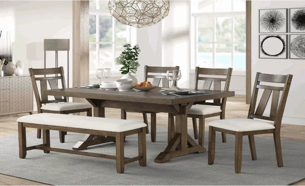 Ray Dining Table + 4 Chairs