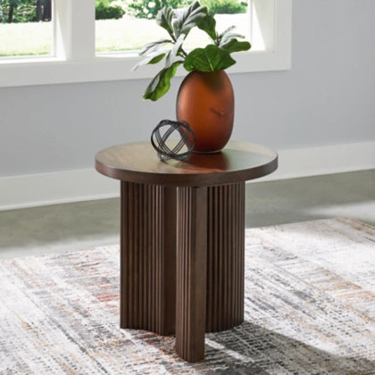 Korestone Round End Table