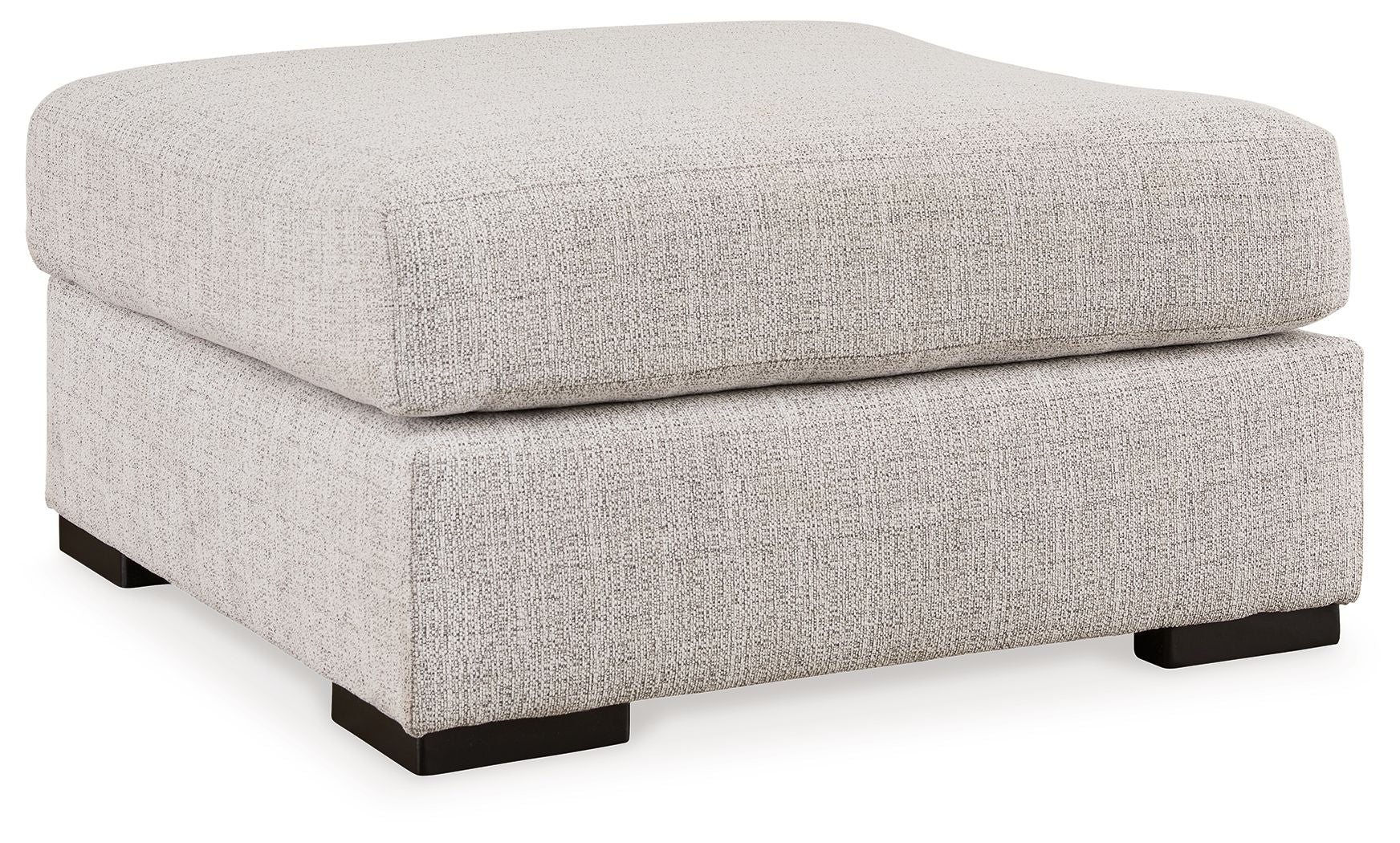 Larce - Oversized Accent Ottoman - Stone