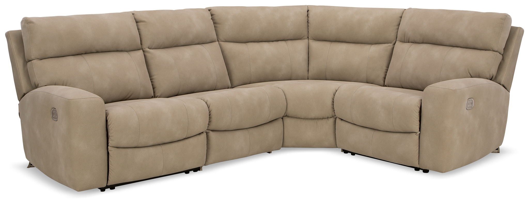 Next-Gen Durapella - 4-Piece Power Reclining Sectional - Sand