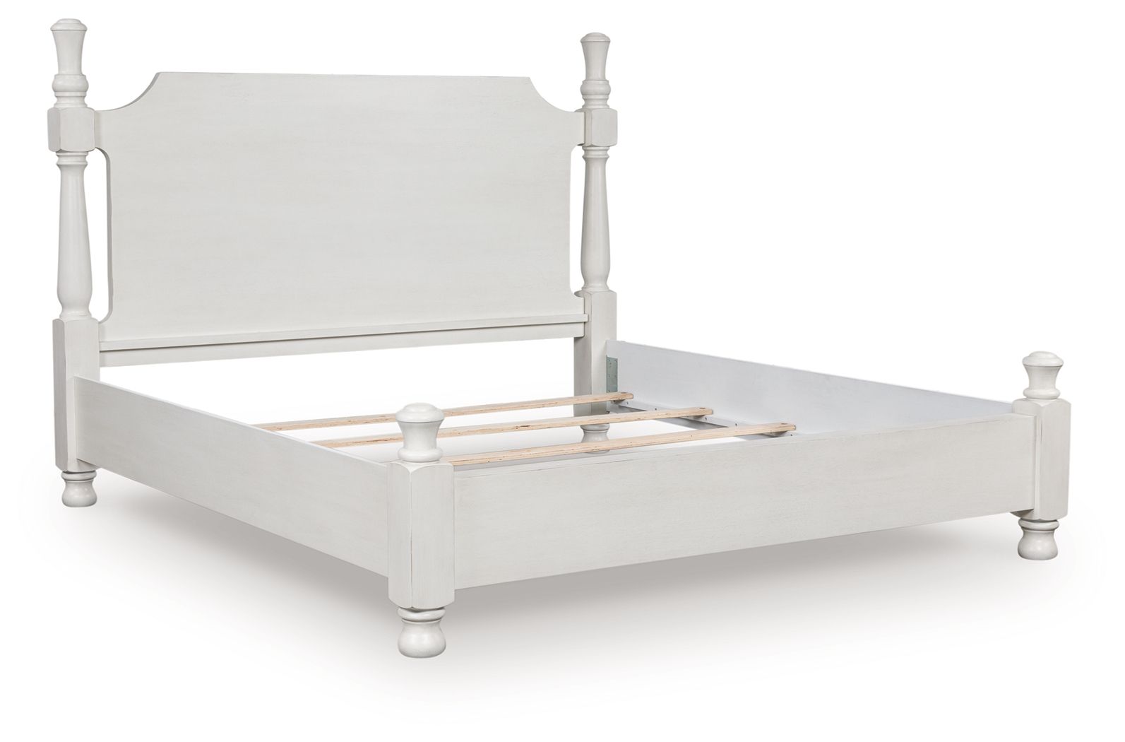 Chadworth - Queen Poster Bed - Antique White