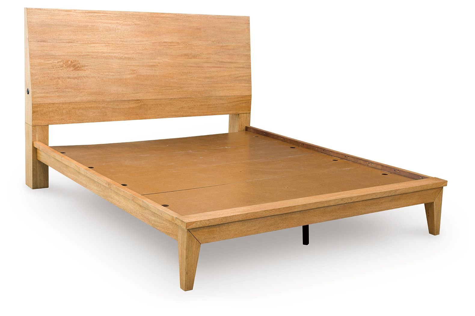 Sherbana - California King Panel Bed - Light Brown