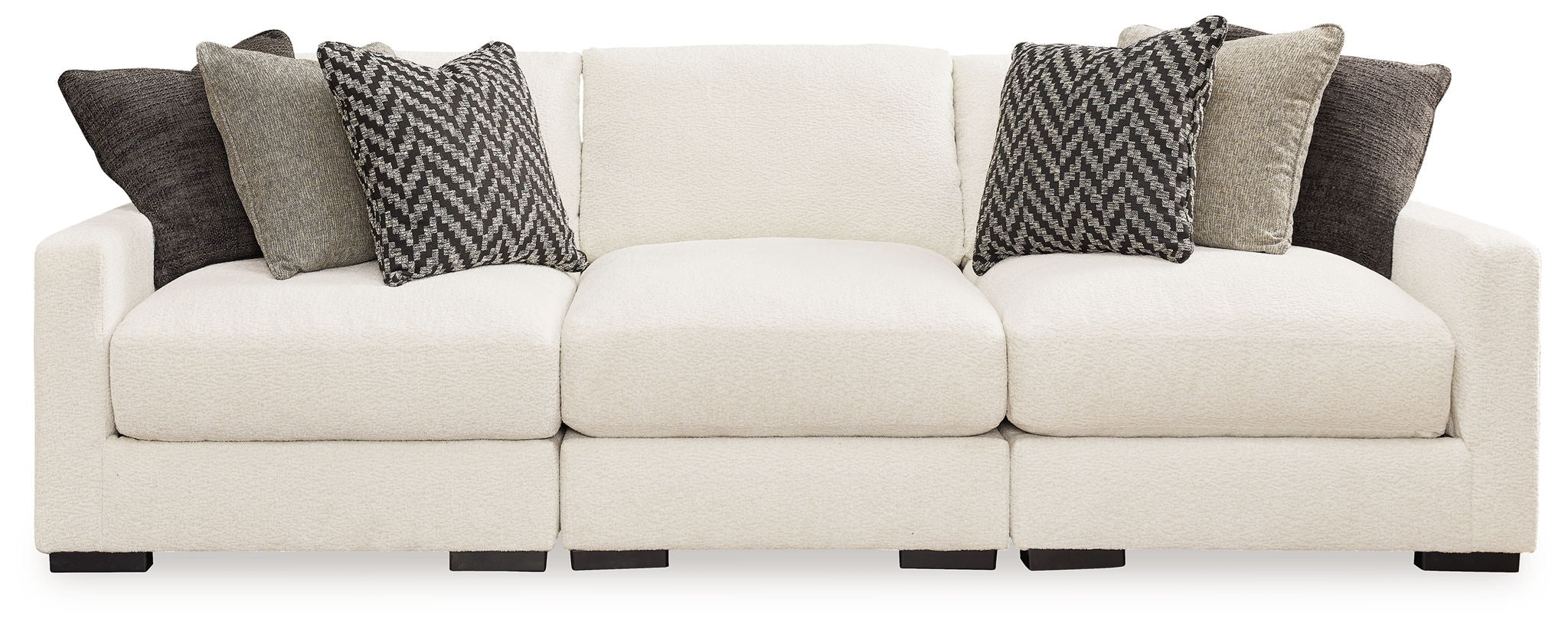 Elissa Court - 3-Piece Sectional Sofa - Vanilla
