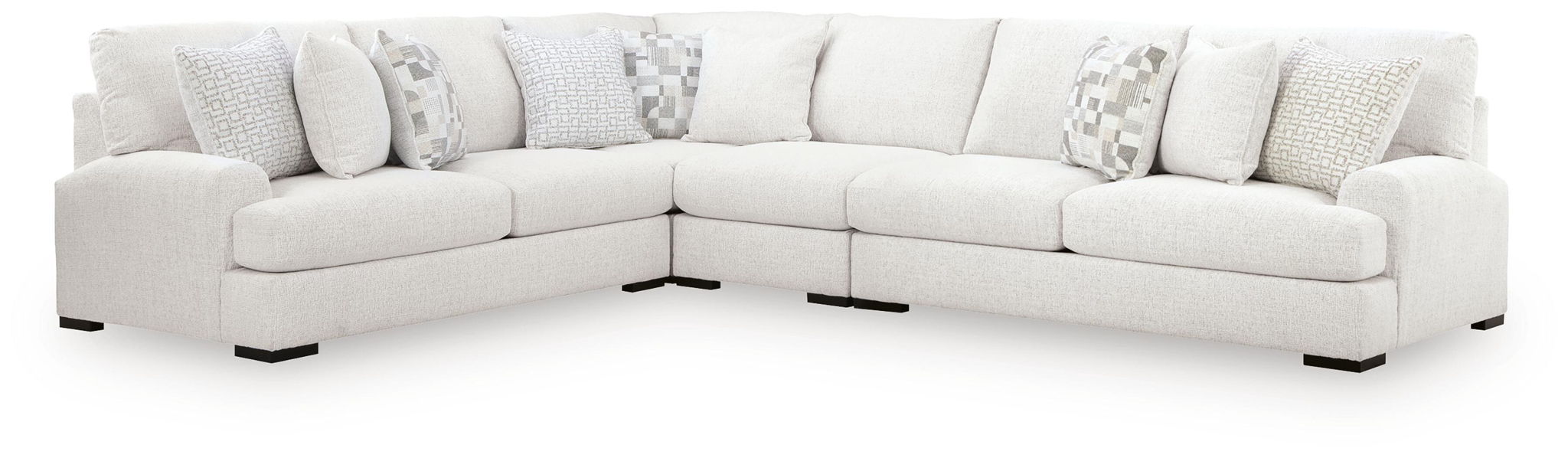 Wynncroft Manor - 4-Piece Sectional - Chalk