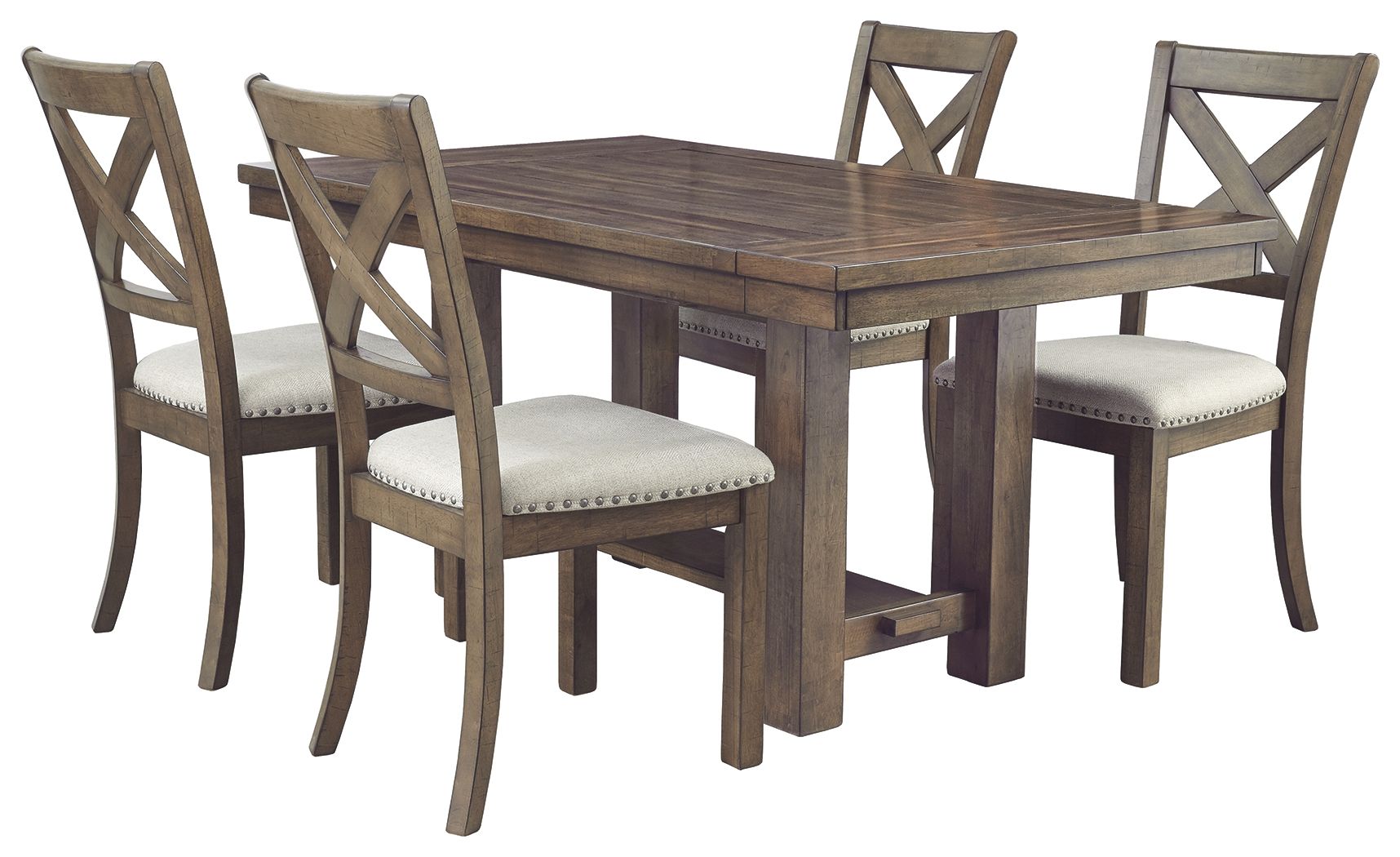 Moriville - Rectangular Dining Room Extension Table - Grayish Brown