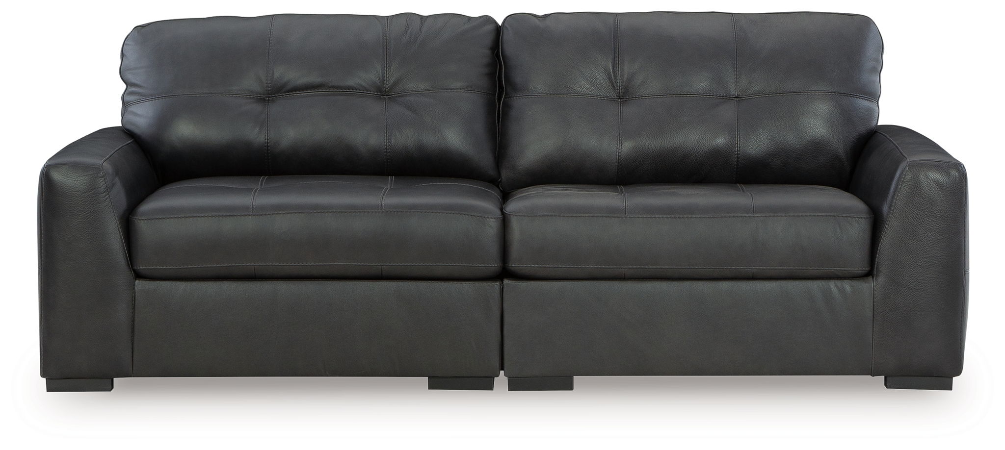 Brindley Pier - 2-Piece Sectional Loveseat - Fog