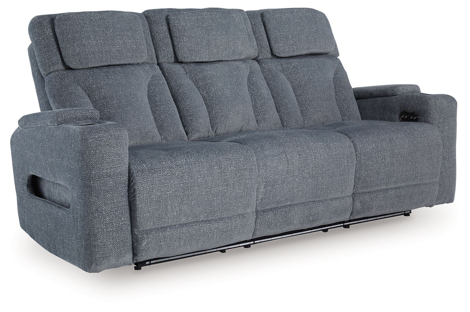 Forest Lake - Power Reclining Sofa - Steel