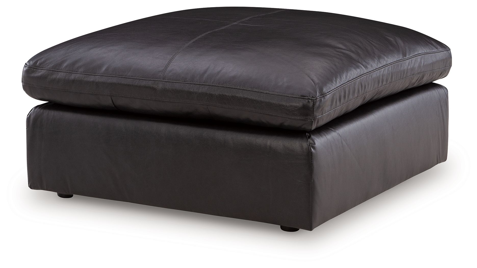 Emilia - Oversized Accent Ottoman - Black