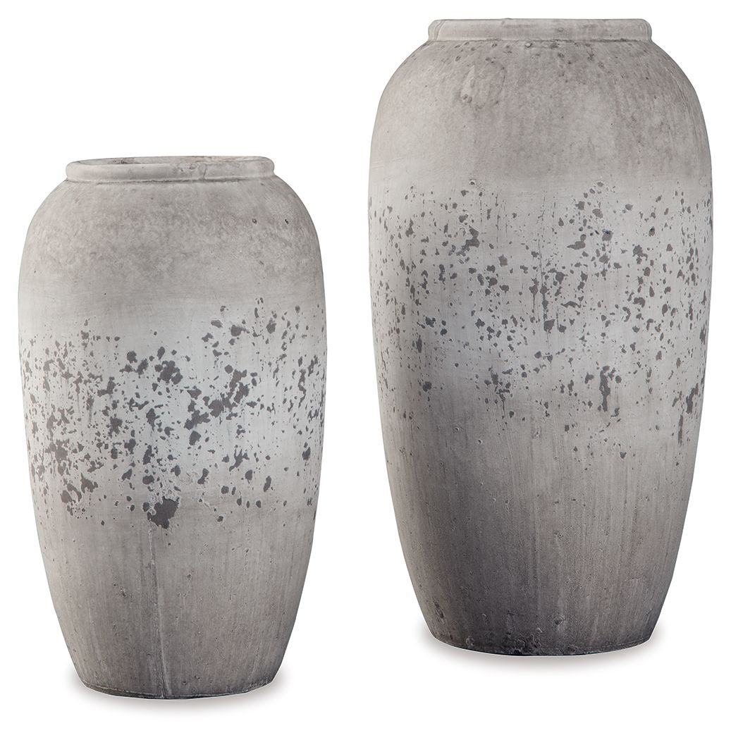 Dimitra - Vase Set - Brown / Cream