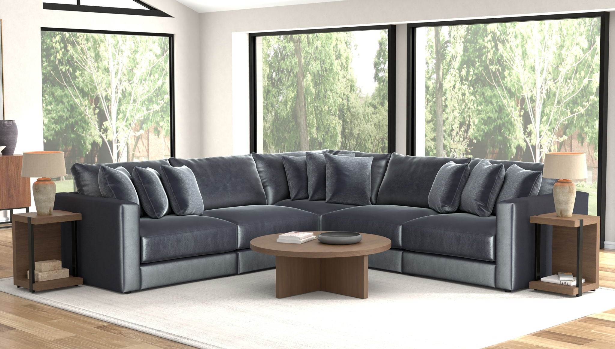 Remington Slate 5-Piece Sectional