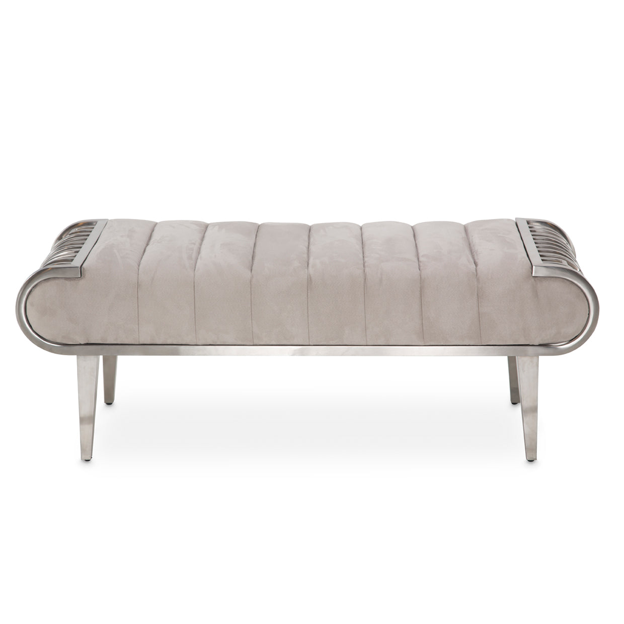 Roxbury Park Channel Tufted Bench