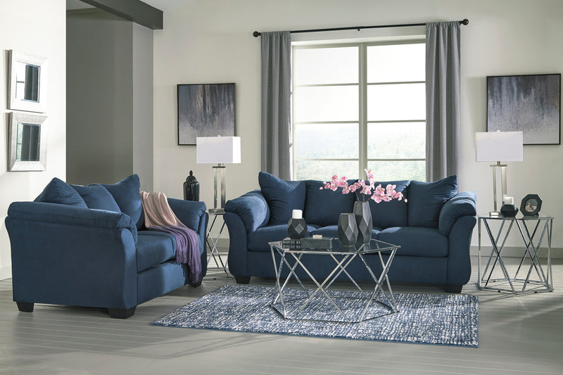 Darcy Blue Sofa and Loveseat - Ashley shop at  Regency Furniture