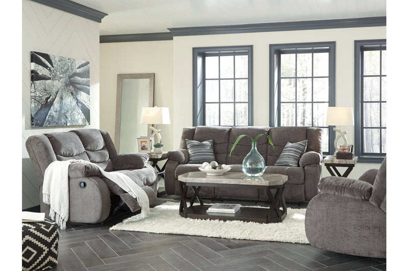 Tulen Gray Recl. Sofa & Recl. Loveseat