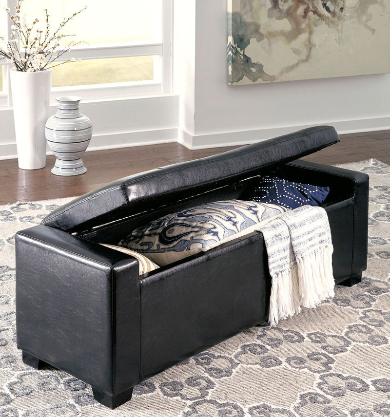Ashley storage deals bench