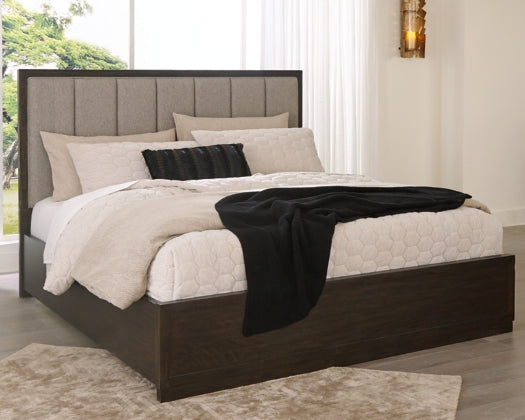 Bruxworth Queen Upholstered Panel Bed