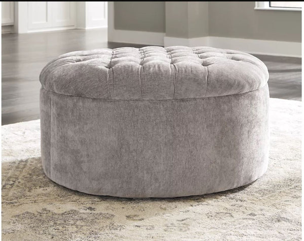Carnaby - Oversized Accent Ottoman - Dove
