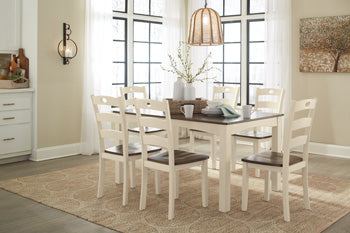 Woodanville Table and 6 Chairs