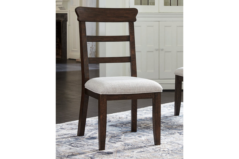 Hillcott - Upholstered Side Chair - Dark Brown