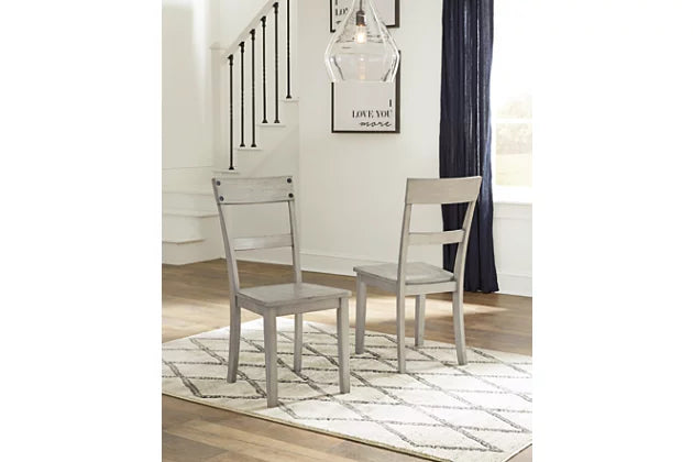 Loratti Dining Table & 4 Side Chairs - Gray