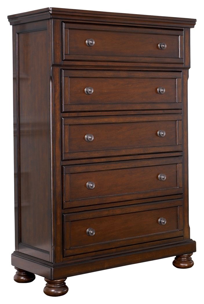 Porter - Chest of Drawers - Rustic Brown