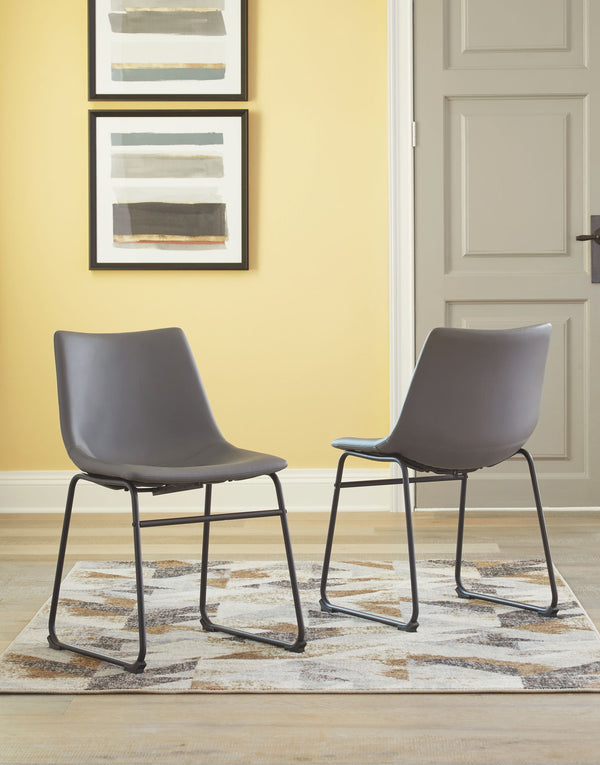 Centiar Gray Dining Upholstered Side Chair