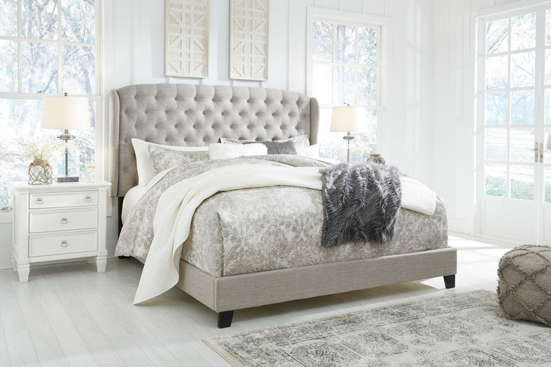 Jerary - Gray - Queen Upholstered Bed