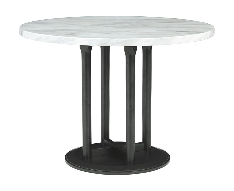 Centiar Two-tone Round Dining Room Table