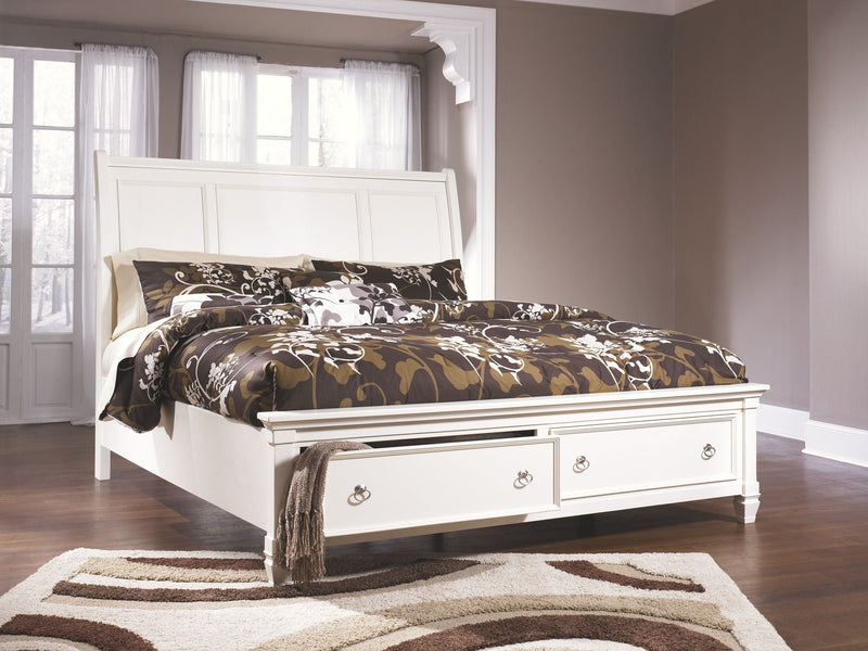 Prentice King Sleigh Bed with Storage