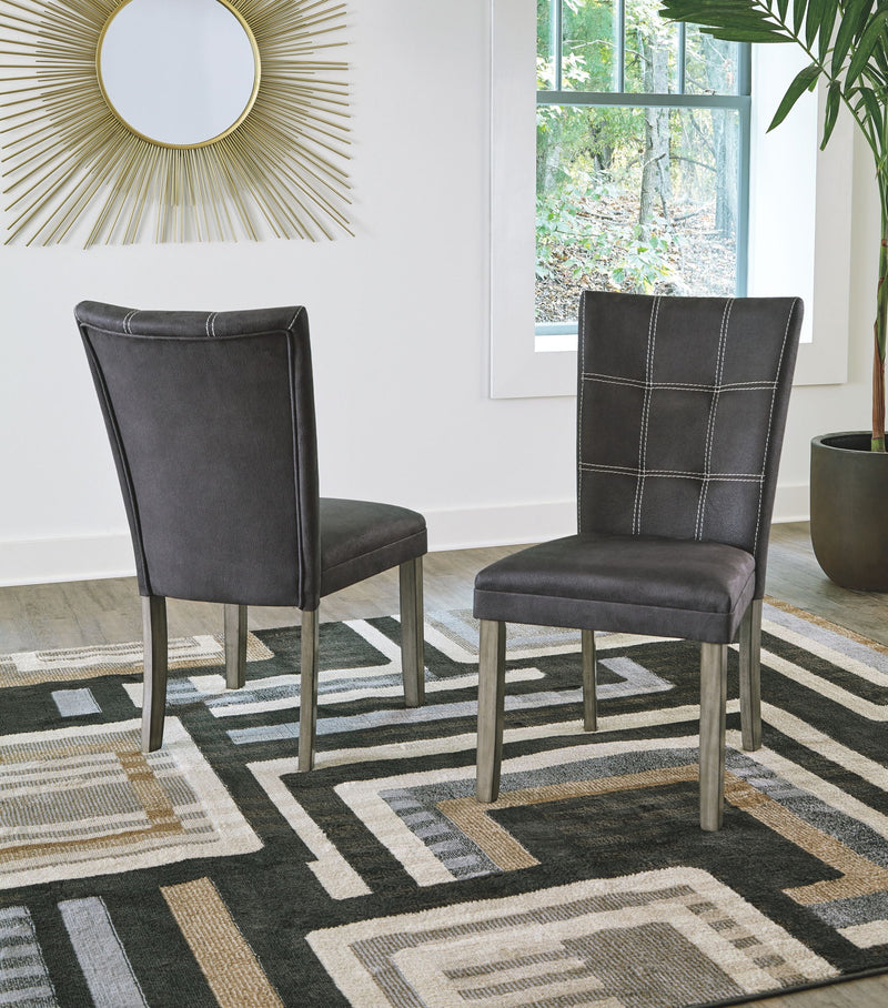 Dontally - Two-tone - Dining Upholstered Side Chair