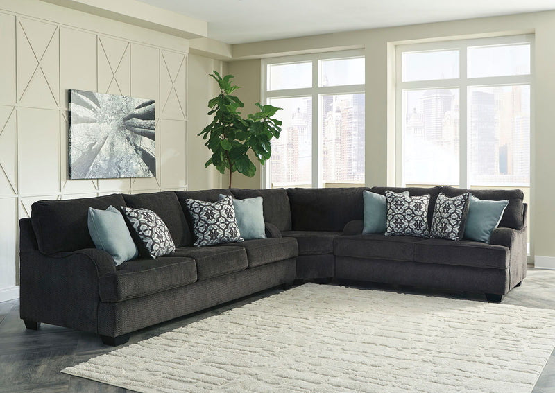 Charenton 3-Piece Sectional - Charcoal