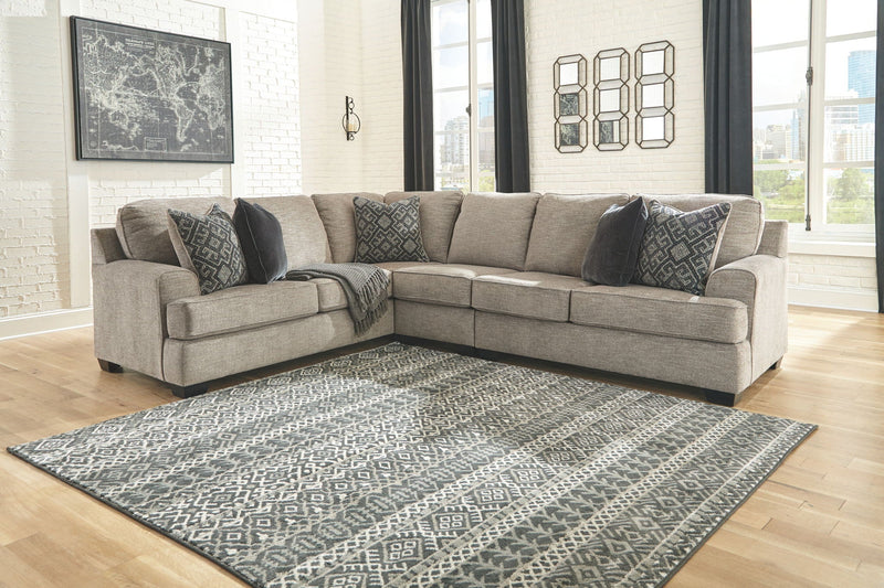 Bovarian 3-Piece LAF Sectional - Stone