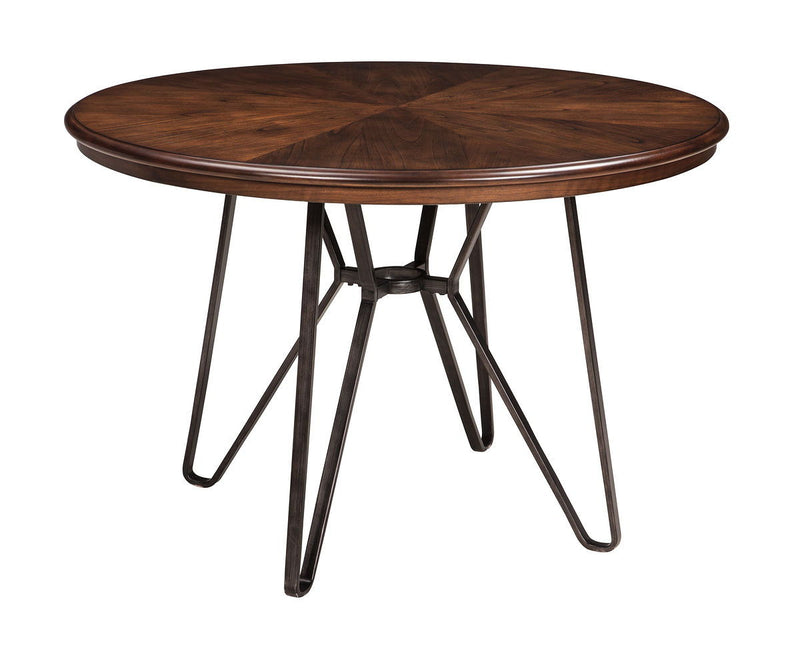 Centiar Two-tone Brown Round Dining Room Table