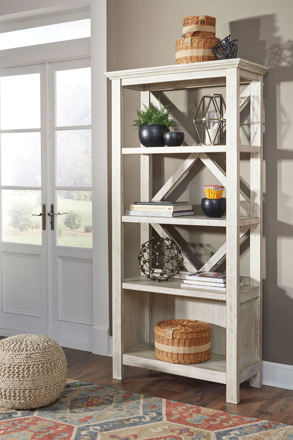 Carynhurst - Large Bookcase - Whitewash