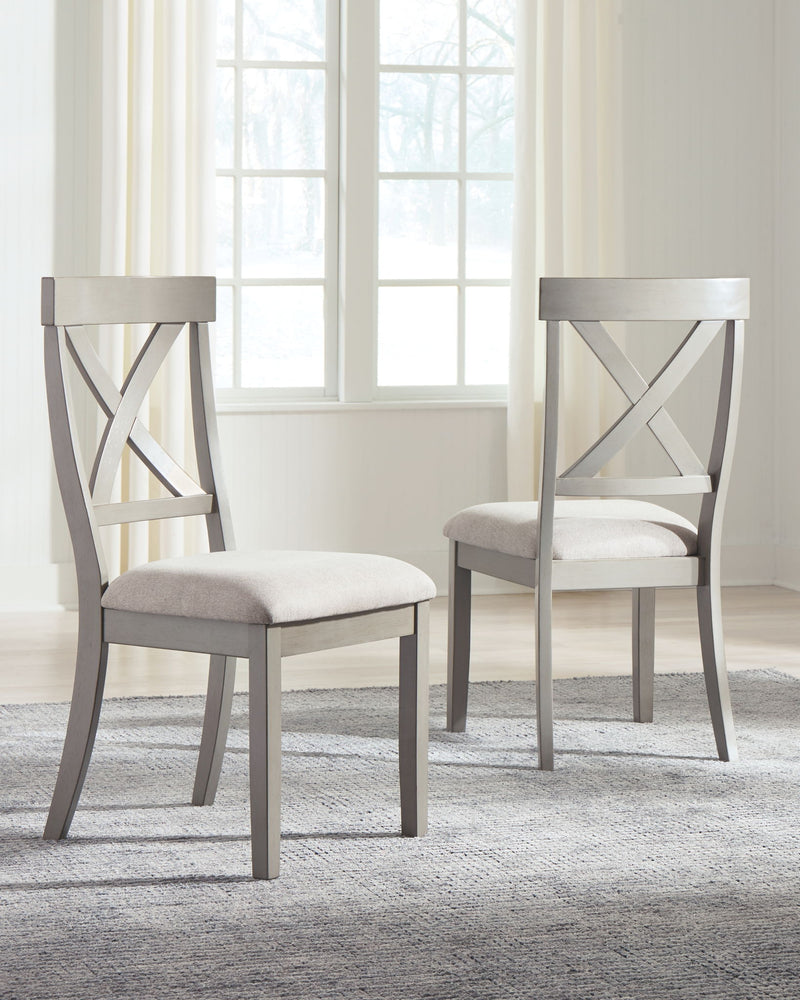 Parellen - Dining Upholstered Side Chair - Gray