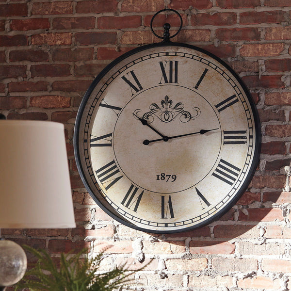 Augustina Wall Clock - Ashley shop at  Regency Furniture