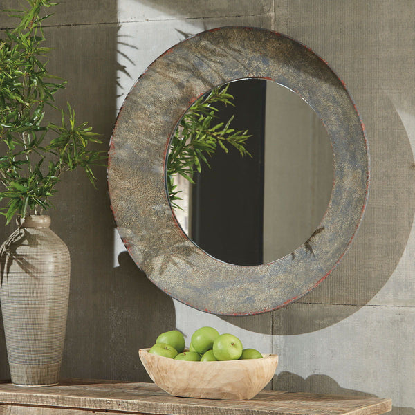Carine Gray Accent Mirror - Ashley shop at  Regency Furniture