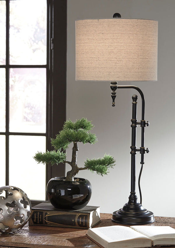 Anemoon Black Metal Table Lamp (1/CN) - Ashley shop at  Regency Furniture